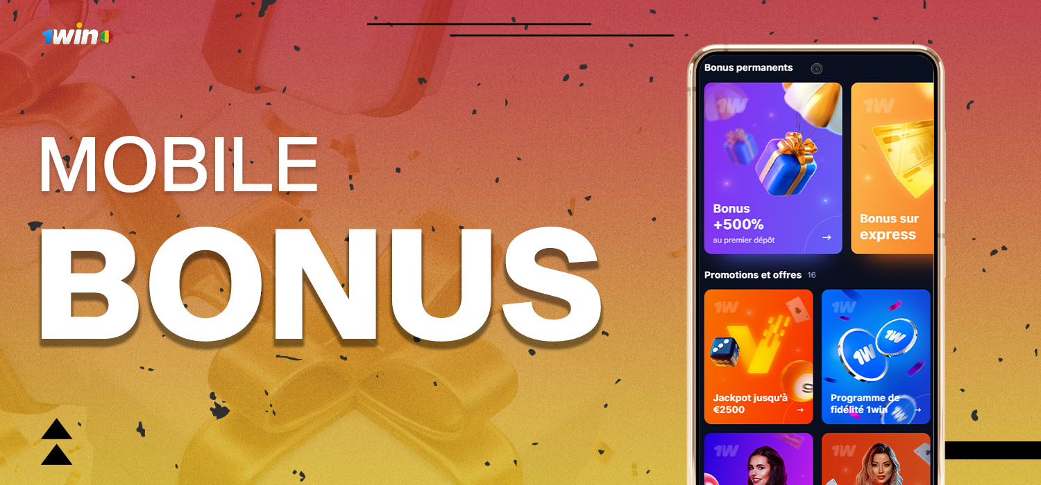 1win mobile bonus et promotions